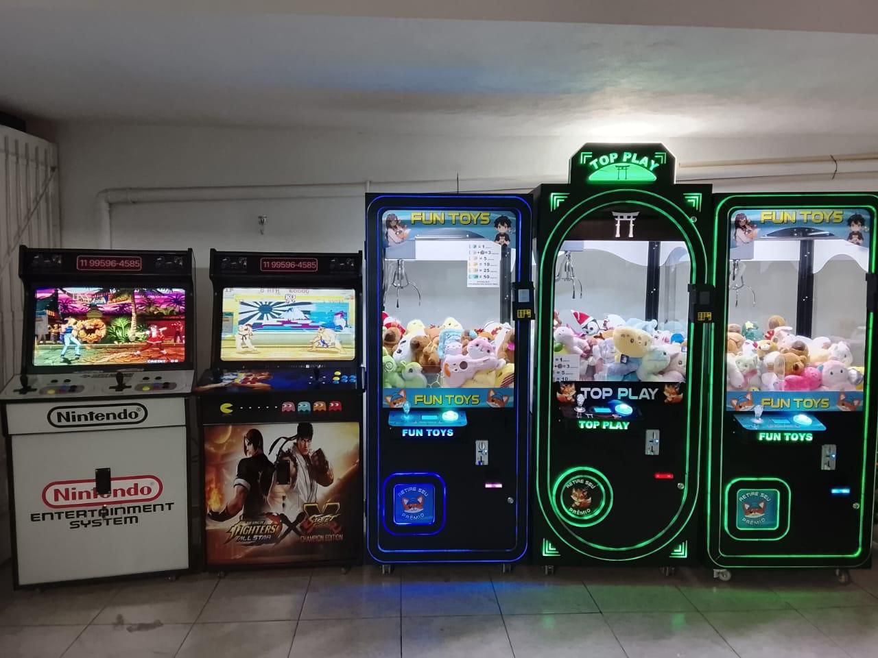 Vista do showroom Arcade Adventures